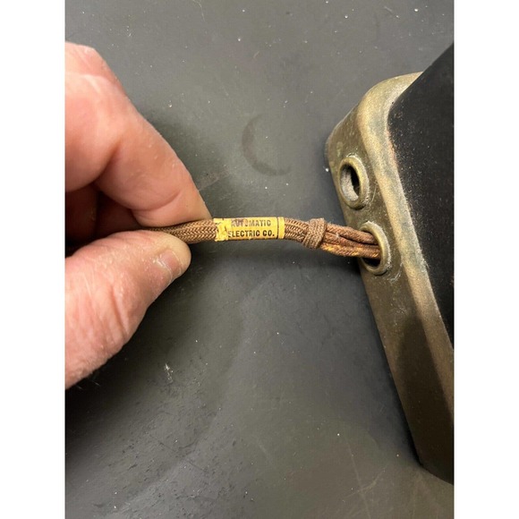 Antique Automatic Electric Co. AE8 Magneto Monophone Hand Crank Telephone - Picture 8 of 11